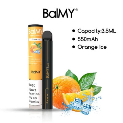 Электронная сигарета BalMY LUX Orange Ice (Апельсин Лед) 5% 800 затяжек