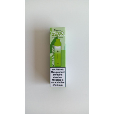 Электронная сигарета Vapeman Dig2 (5%, 3500 затяжек) Dig2 Green Apple