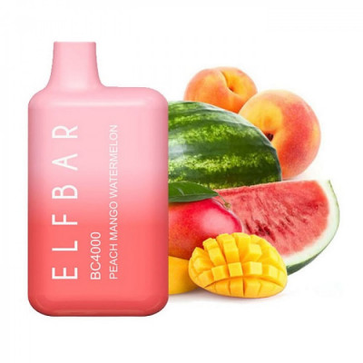 Электронная сигарета Elf Bar BC3000 Peach Mango Watermelon (Персик Манго Арбуз) 2% 3000 затяжек