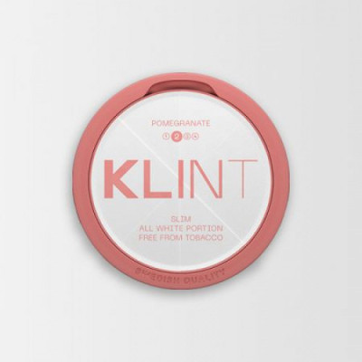 Снюс KLINT Pomegranate Slim (24 Portions) 8 мг/г (бестабачный, тонкий)