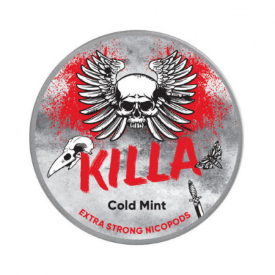 Снюс Killa Cold Mint 16 мг/г (бестабачный, тонкий)