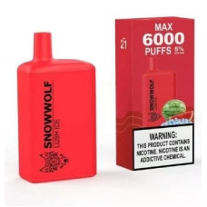 Электронная сигарета SNOW WOLF MAX 6000 PUFF 5% - Lush Ice