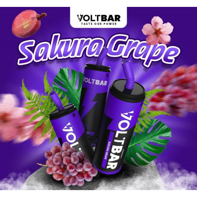 Электронная сигарета Volt Bar Sakura Grape (Виноград) 5% 6000 затяжек