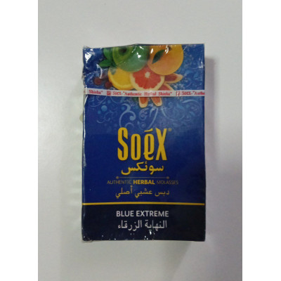 Табак для кальяна Soex Blue Extreme (без никотина)