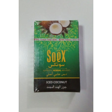 Табак для кальяна Soex Iced Coconut (без никотина)