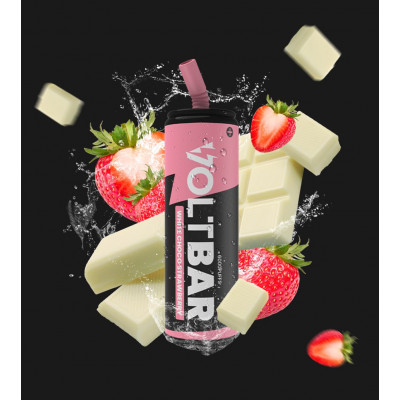 Электронная сигарета Volt Bar 6000 puffs 5% White Choco Strawberry (Белый шоколад с клубникой) 5% 6000 затяжек