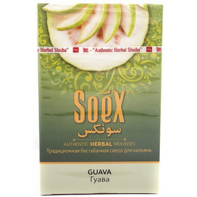Табак для кальяна Soex Guava (без никотина)