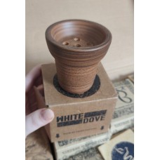 Глиняная чаша для кальяна White Dove