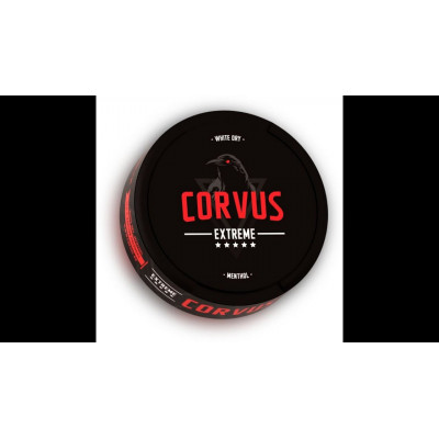 Снюс Corvus Extreme Menthol 50 мг/г (бестабачный, тонкий)