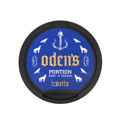 Снюс Oden's Lakrits Portion (Liquorice) 18gr/ 9 mg/g