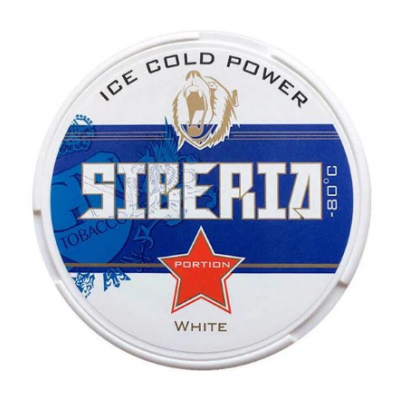 Снюс Siberia -80° White Portion 15gr/ 24 mg/g