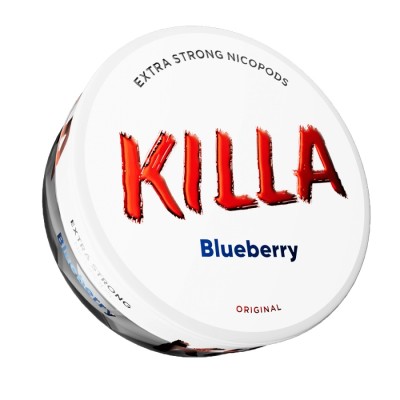 Снюс Killa Blueberry 16 мг/г (бестабачный, тонкий)