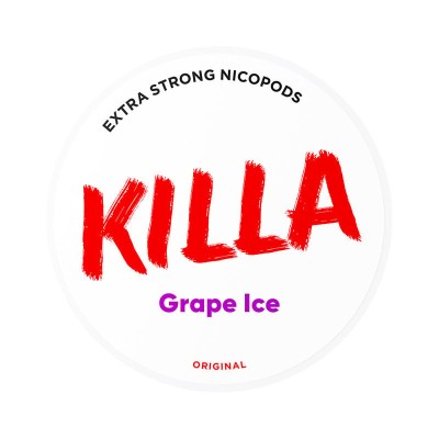 Снюс Killa Grape Ice 16 мг/г (бестабачный, тонкий)
