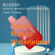 Электронная сигарета Bang BC5000 5000 puffs Nic 5% Peach Mango Watermelon