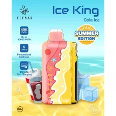 Электронная сигарета Elf Bar Ice King Cola Ice (Кола со льдом) 5% 40000 затяжек Электронная сигарета Elf Bar Ice King Cola Ice (Кола со льдом) 5% 40000 затяжек