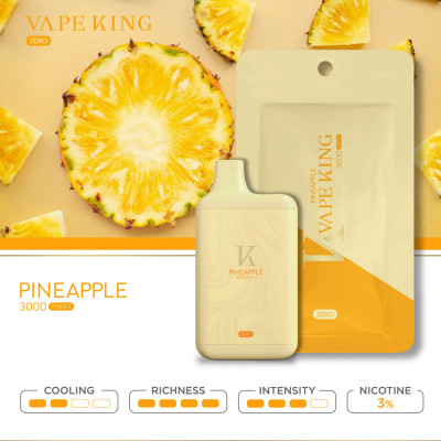 Электронная сигарета VAPEKING Zero 3000 затяжек - Pineapple