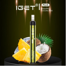 Электронная сигарета IGET Plus 1200 Puffs 5ml Nic 5% Pineapple Coconut Ice