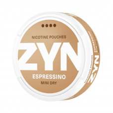 Снюс ZYN Espressino Mini Dry 8 мг/г (бестабачный, тонкий)