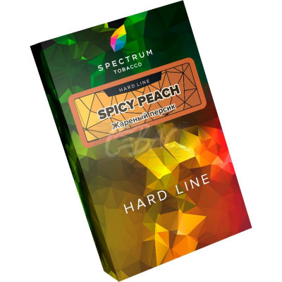 Табак для кальяна Spectrum Hard Line Spicy Peach (Жареный Персик) 40 гр