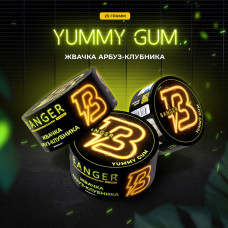 Табак для кальяна Banger Yummy Gum (Жвачка арбуз-клубника) 25 г