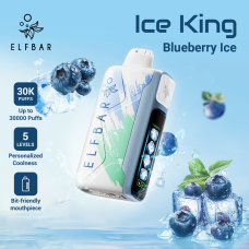 Электронная сигарета Elf Bar Ice King Blueberry Ice (Черника Лед) 5% 30000 затяжек Электронная сигарета Elf Bar Ice King Blueberry Ice (Черника Лед) 5% 30000 затяжек