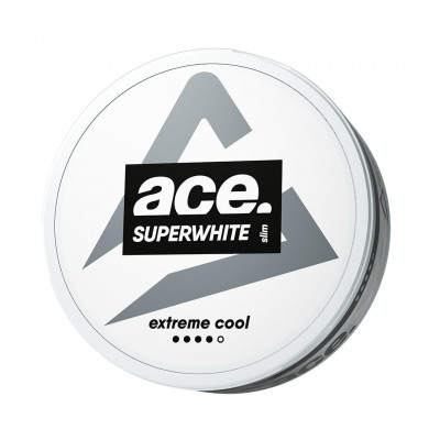 Снюс Ace Superwhite Extreme Cool 16 мг/г (бестабачный, тонкий)