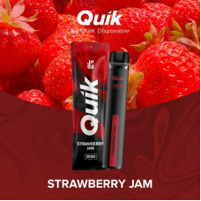 Электронная сигарета Quik Strawberry jam (3%, 2000 тяг)