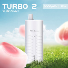 Электронная сигарета Bounce Turbo 2 6000 puffs Nic 5% White Gummy