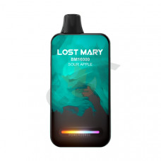 Электронная сигарета Lost Mary BM16000 Sour Apple (Кислое Яблоко) 2% 16000 затяжек