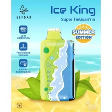 Электронная сигарета Elf Bar Ice King Super TieGuanYin (Супер Тегуаньинь) 5% 40000 затяжек Электронная сигарета Elf Bar Ice King Super TieGuanYin (Супер Тегуаньинь) 5% 40000 затяжек