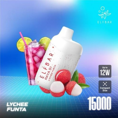 Электронная сигарета Elf Bar RAYA S1 Lychee Funta (Личи Фанта) 3% 15000 затяжек