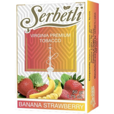 Табак для кальяна Serbetli Banana Strawberry 50 гр