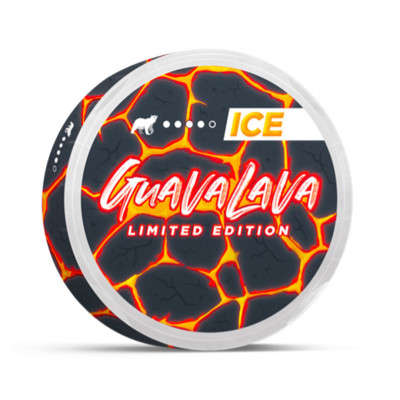 Снюс ICE Guava Lava 18 мг/г (бестабачный, тонкий)