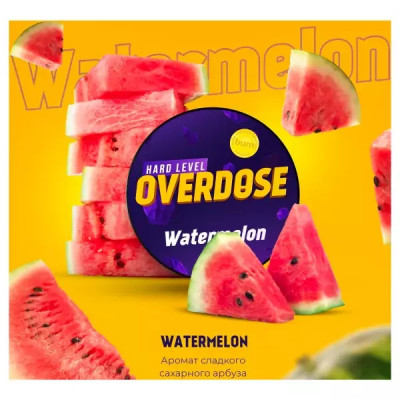 Табак для кальяна Overdose Watermelon (Сахарный арбуз) 200 г
