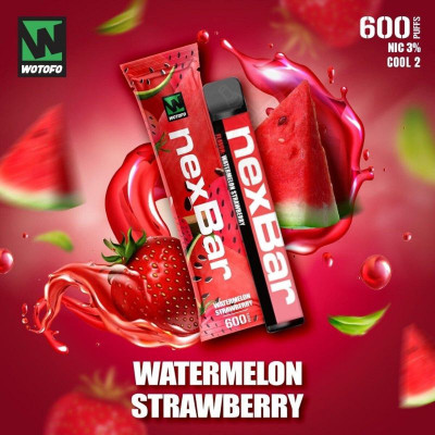 Электронная сигарета Wotofo NexBar 600 Puffs - Watermelon Strawberry