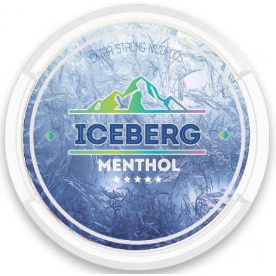 Снюс Iceberg Menthol Extra Strong 100 мг/г (бестабачный, тонкий)