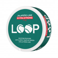 Снюс Loop Jalapeño Lime Extra Strong 20 мг/г (бестабачный, тонкий)