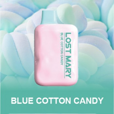Электронная сигарета Lost Mary OS4000 Blue Cotton Candy (Черничная Сахарная Вата) 2% 4000 затяжек
