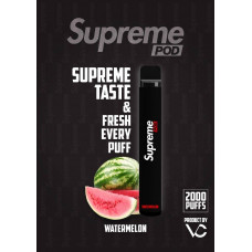 Электронная сигарета Supreme Pod 2000 puffs Nic3% Watermelon