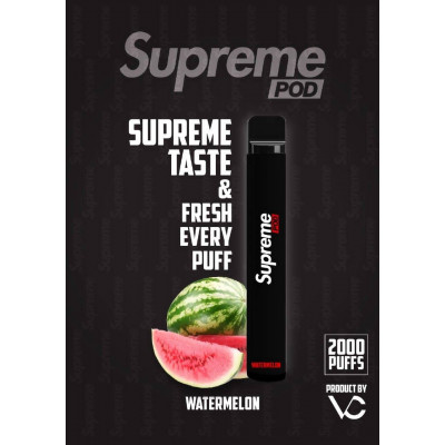 Электронная сигарета Supreme Pod 2000 puffs Nic3% Watermelon