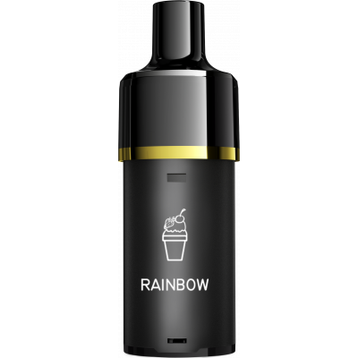 Картридж HQD LUX Rainbow (Клубничный милкшейк) 2% 1500 затяжек
