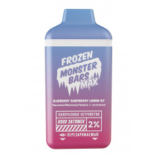 Электронная сигарета Monster Bars Blueberry Raspberry Lemon Ice 6000 тяг