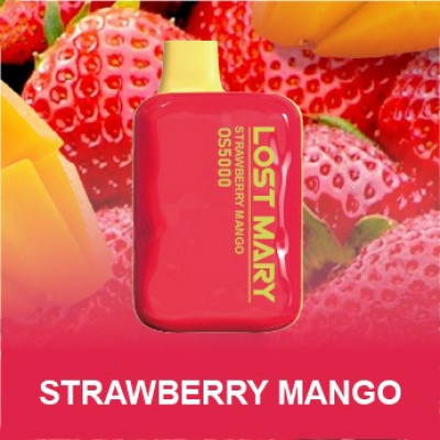 Электронная сигарета Lost Mary OS4000 Strawberry Mango (Клубника Манго) 2% 4000 затяжек
