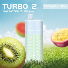 Электронная сигарета Bounce Turbo 2 6000 puffs Nic 5% Kiwi Passion fruit Guava