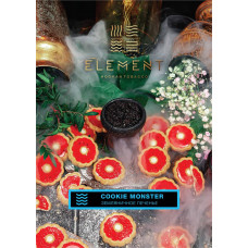 Табак для кальяна Element Вода Cookie Monster (Земляничное печенье) 40 г
