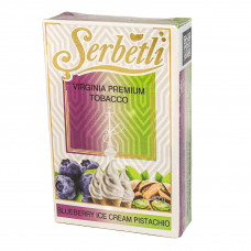 Табак для кальяна Serbetli Blueberry Ice Cream Pistachio 50 гр