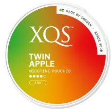 Снюс XQS Twin Apple 8 мг/г (бестабачный, тонкий)