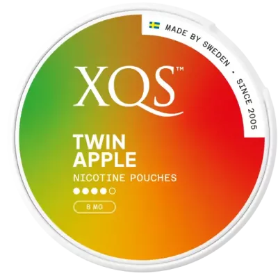 Снюс XQS Twin Apple 8 мг/г (бестабачный, тонкий)