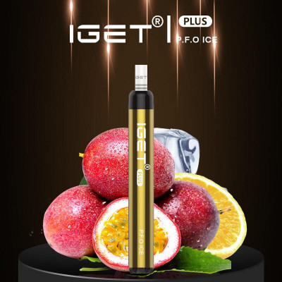 Электронная сигарета IGET Plus 1200 Puffs 5ml Nic 5% Passion fruit and orange menthol