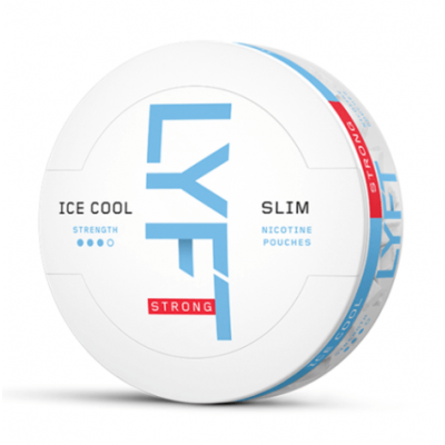 Снюс LYFT Ice Cool Strong 16 мг/г (бестабачный, тонкий)